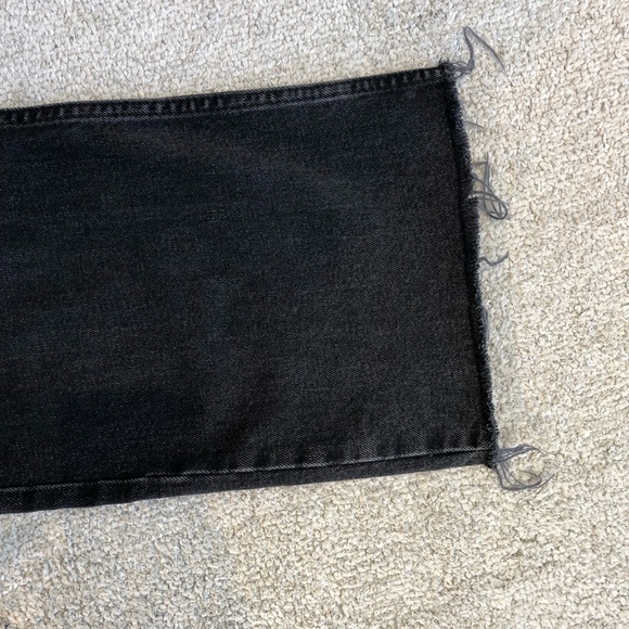 Zara mid-rise ankle length wide leg jeans - Picture 4 of 6